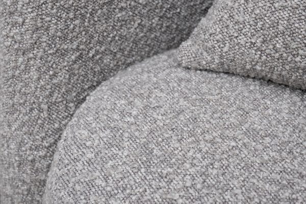 Кресло Verona вращающееся, букле серый Orso-SER/бронза 70*77*80см — изображение 3