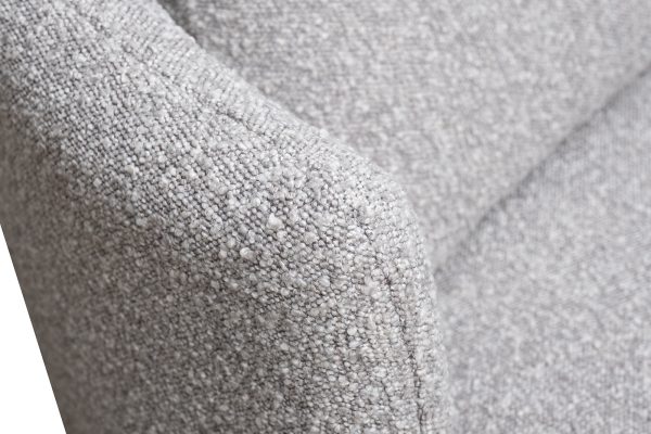 Кресло Verona вращающееся, букле серый Orso-SER/бронза 70*77*80см — изображение 4