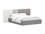 Кровать Atessa без подъемного механизма серый, белый — изображение 2