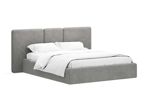 Кровать Atessa без подъемного механизма серый — изображение 2