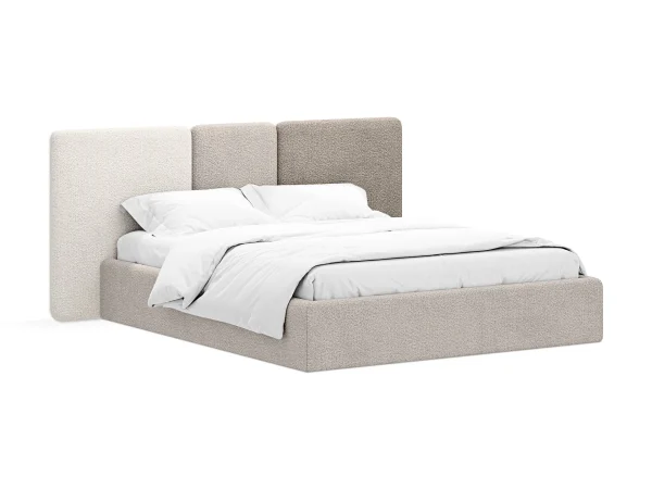 Кровать Atessa с подъемным механизмом коричневый, бежевый — изображение 2