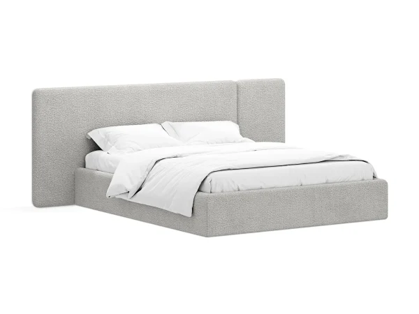 Кровать Atessa с подъемным механизмом светло-серый — изображение 2