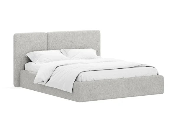 Кровать Atessa с подъемным механизмом светло-серый — изображение 2