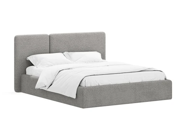 Кровать Atessa с подъемным механизмом серый — изображение 2