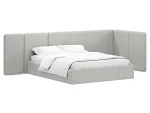 Кровать Atessa с подъемным механизмом светло-серый — изображение 2