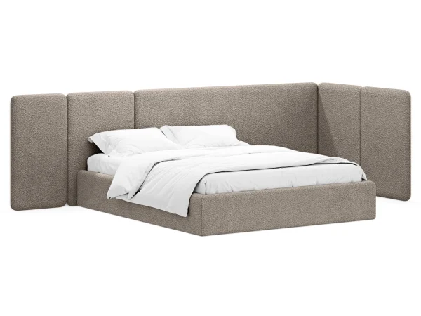 Кровать Atessa с подъемным механизмом коричневый — изображение 2