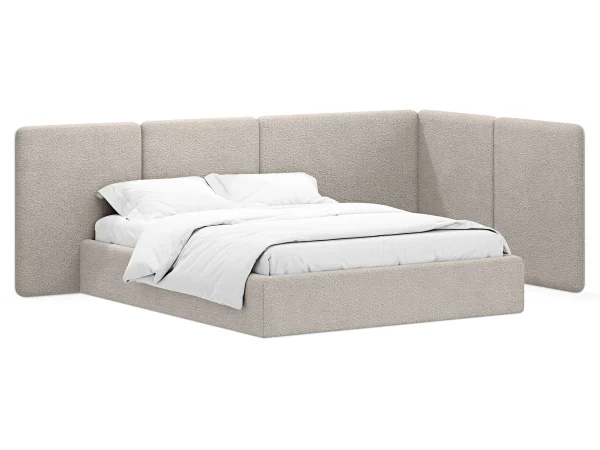 Кровать Atessa с подъемным механизмом бежевый — изображение 2