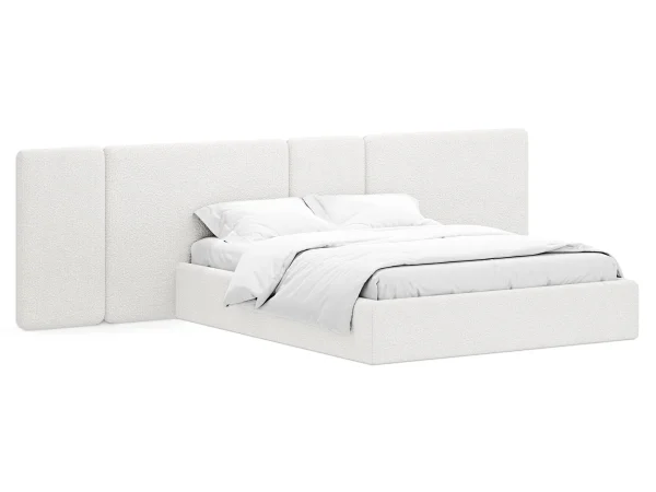 Кровать Atessa с подъемным механизмом белый — изображение 2