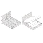 Кровать с подъемным механизмом PETRA, MOD INTERIORS — изображение 5