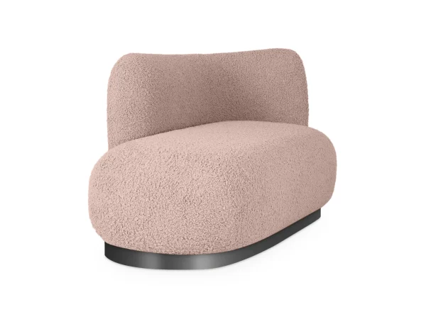 Кушетка Lucca правая розовый — изображение 3