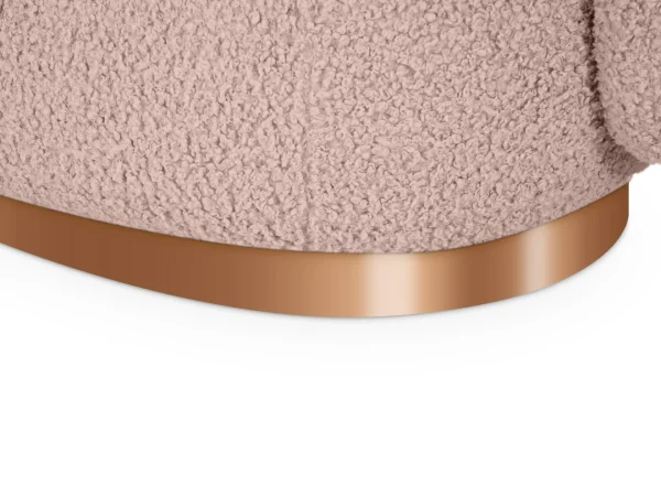 Кушетка Lucca правая розовый — изображение 5