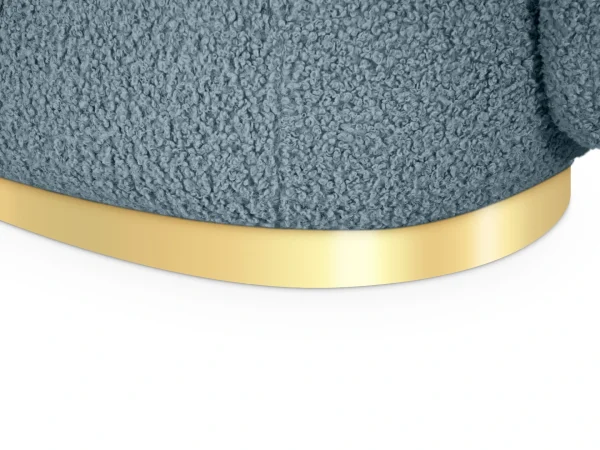 Кушетка Lucca правая голубой — изображение 5