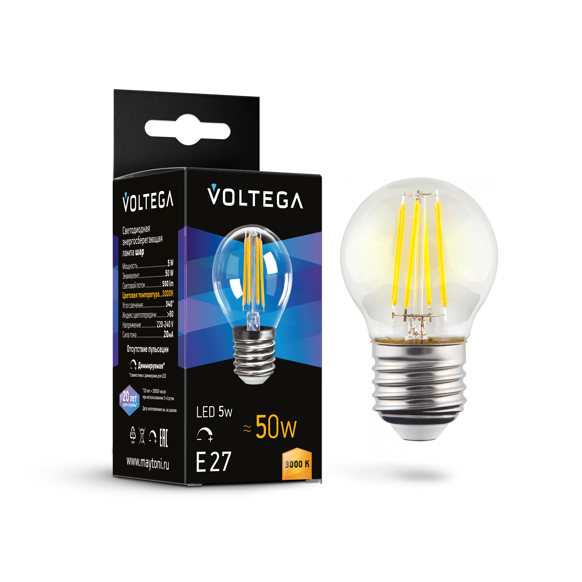 Лампочка Voltega 7202 Лампочка Voltega 7202