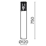 Ландшафтный светильник Outdoor O453FL-01GF — изображение 2