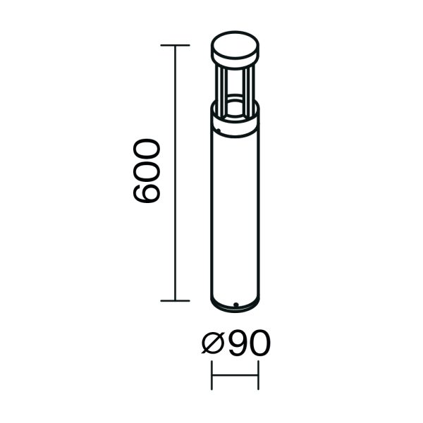 Ландшафтный светильник Outdoor O458FL-L9GF3K — изображение 3