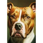 Картина стеклянная Dog Family 110x90 см — изображение 3