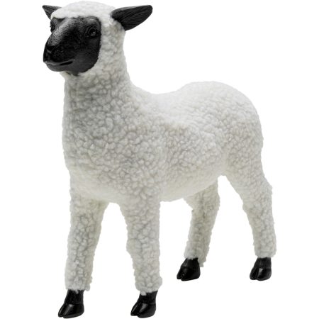 Фигура декоративная Happy Sheep Wool White 28 см