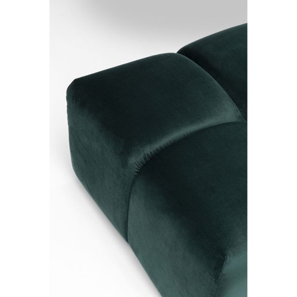 Пуф Belami Velvet Dark Green 105x70 см — изображение 3