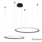 Люстра Crystal Lux MANZANA SP53W LED  BLACK — изображение 3