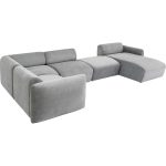 Диван правосторонний модульный 2 Lucca Grey Right 328 см — изображение 2