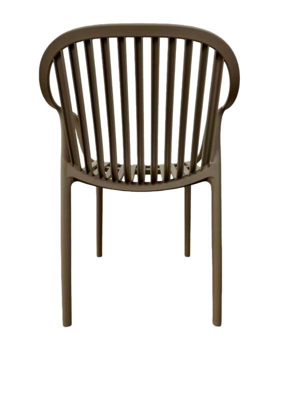 "Мохито" стул пластиковый, цвет бежево-коричневый — изображение 4