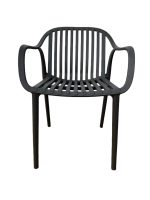 "Мохито" стул пластиковый, цвет темно-серый — изображение 3