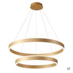 Люстра Crystal Lux MUCHOS SP123W LED  GOLD — изображение 2