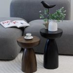 Набор столиков из массива, САМВАД, черный/коричневый — изображение 4