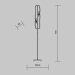 Напольный светильник (торшер) Maytoni MOD099FL-02G — изображение 3