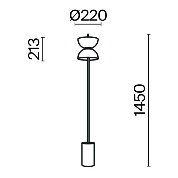 Напольный светильник (торшер) Maytoni MOD178FL-L11G3K — изображение 2