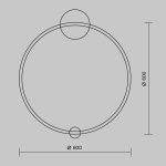 Настенный светильник (бра) Maytoni MOD005WL-L22BSK1 — изображение 3