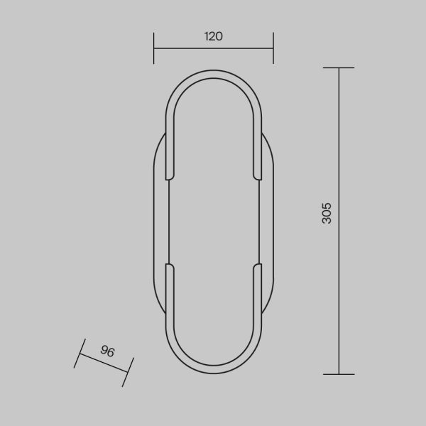 Настенный светильник (бра) Maytoni MOD099WL-01G3 — изображение 3