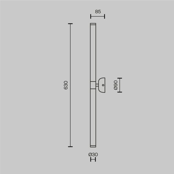 Настенный светильник (бра) Maytoni MOD106WL-L16G3K — изображение 2