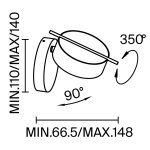 Настенный светильник (бра) Maytoni MOD180WL-L4W3K1 — изображение 4