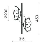 Настенный светильник (бра) Maytoni MOD207WL-02BS — изображение 4