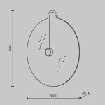 Настенный светильник (бра) Maytoni MOD305WL-03B — изображение 2