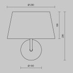 Настенный светильник (бра) Maytoni MOD360WL-01B — изображение 5