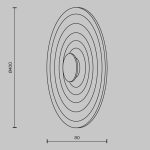 Настенный светильник (бра) Maytoni MOD400WL-L5GR3K — изображение 2