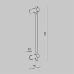Настенный светильник (бра) Maytoni MOD413WL-L6G3K