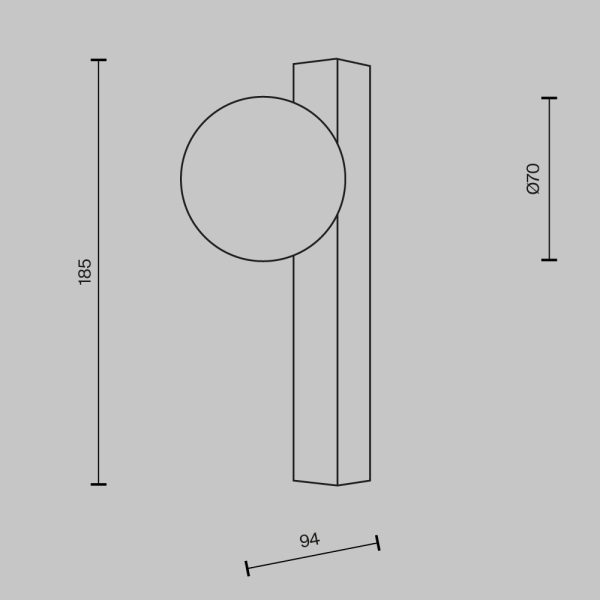 Настенный светильник (бра) Maytoni MOD464WL-L3BS3K — изображение 4
