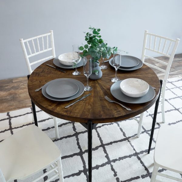 Обеденный стол из массива, ВАСУ, круглый — изображение 4