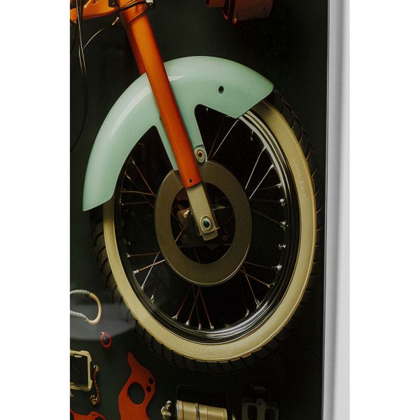 Картина стеклянная Garage Motorbike 60x80 см — изображение 3