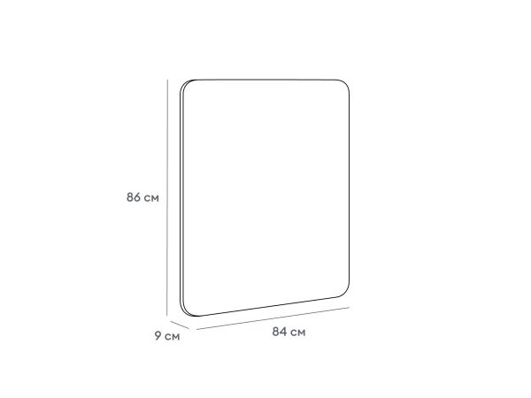 Панель Atessa 840х860 бежевый — изображение 2
