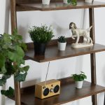 ПАНКХИ Браун II, стеллаж с полками, массив — изображение 4