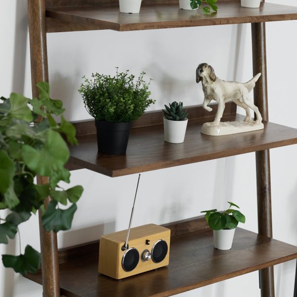 ПАНКХИ Браун II, стеллаж с полками, массив — изображение 4