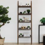 ПАНКХИ Браун, стеллаж с полками, массив — изображение 4