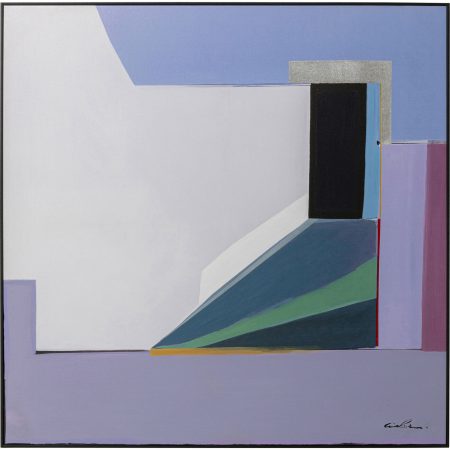 Картина в раме Abstract Shapes Purple 113x113 см