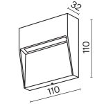 Подсветка для лестниц Outdoor O047SL-L3B3K — изображение 3