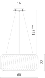 Подвесная люстра Divinare MEGAN 7568/18 LM-9 — изображение 5