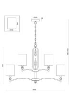 Подвесной светильник Freya FR1007PL-12BS — изображение 2